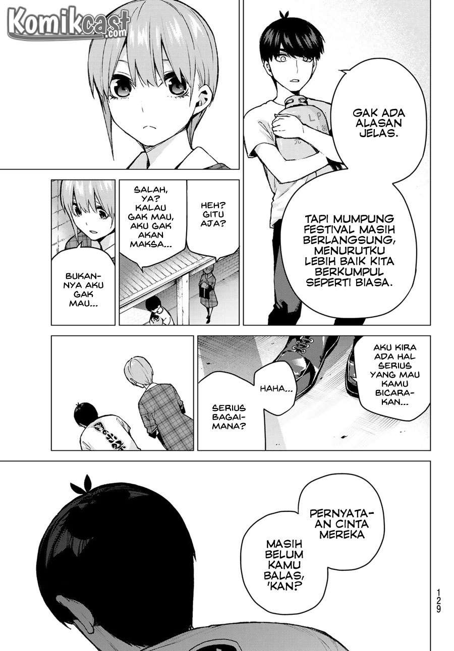 Go-toubun no Hanayome Chapter 101 - halaman 9
