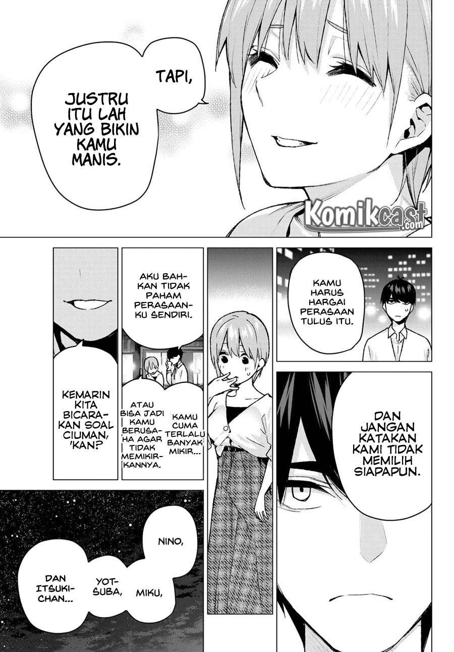 Go-toubun no Hanayome Chapter 102 - halaman 9