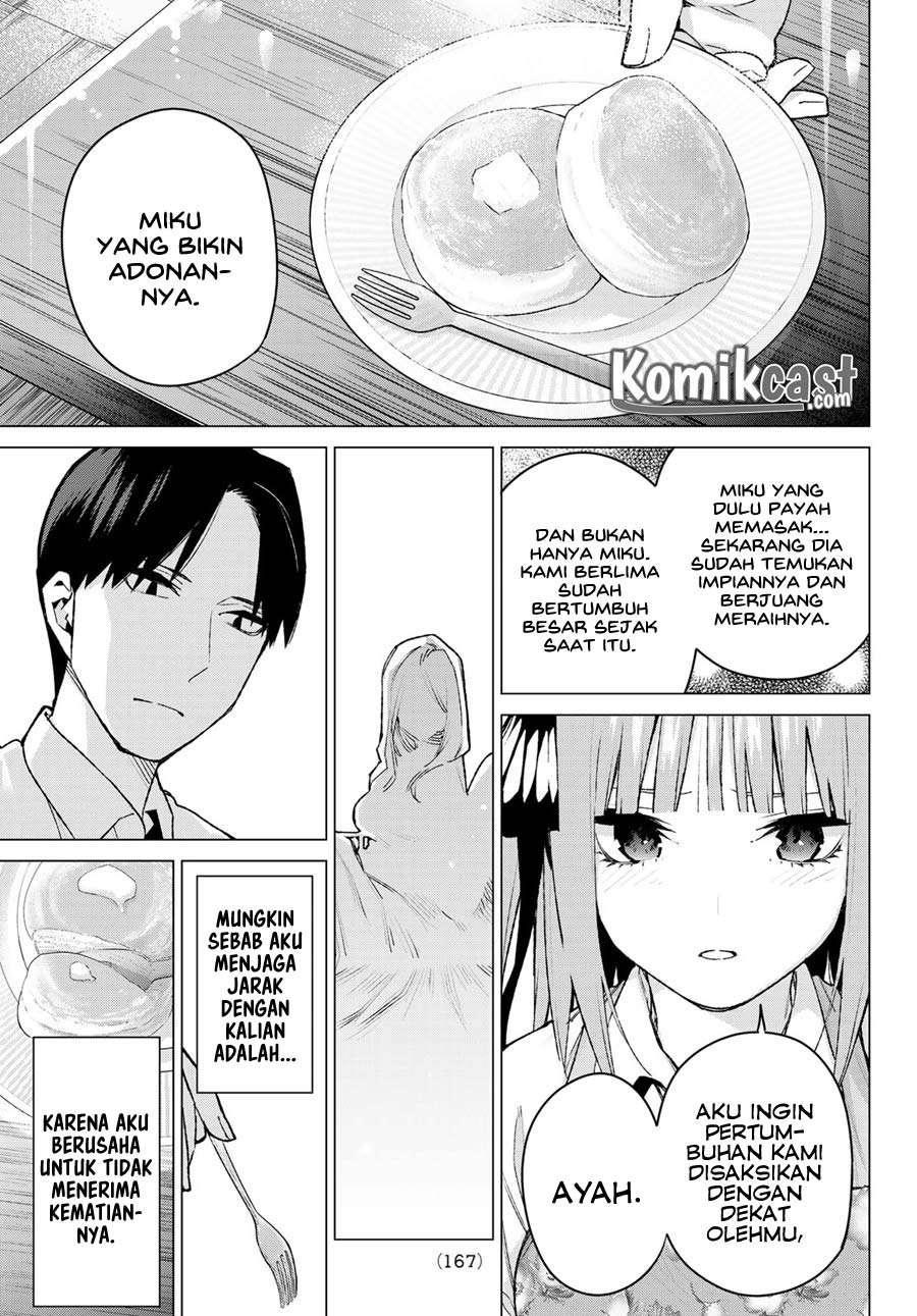 Go-toubun no Hanayome Chapter 104 - halaman 10