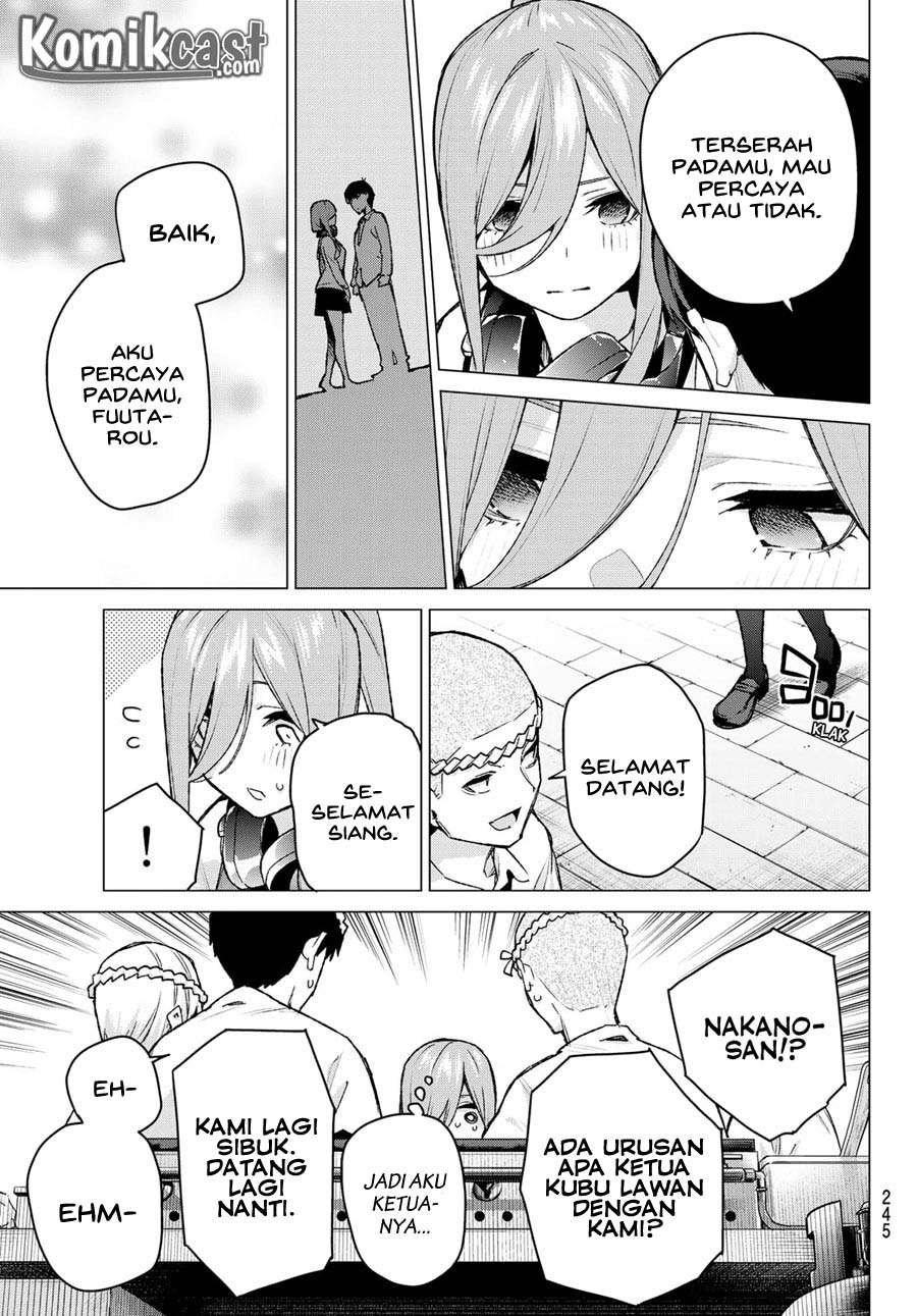 Go-toubun no Hanayome Chapter 105 - halaman 11