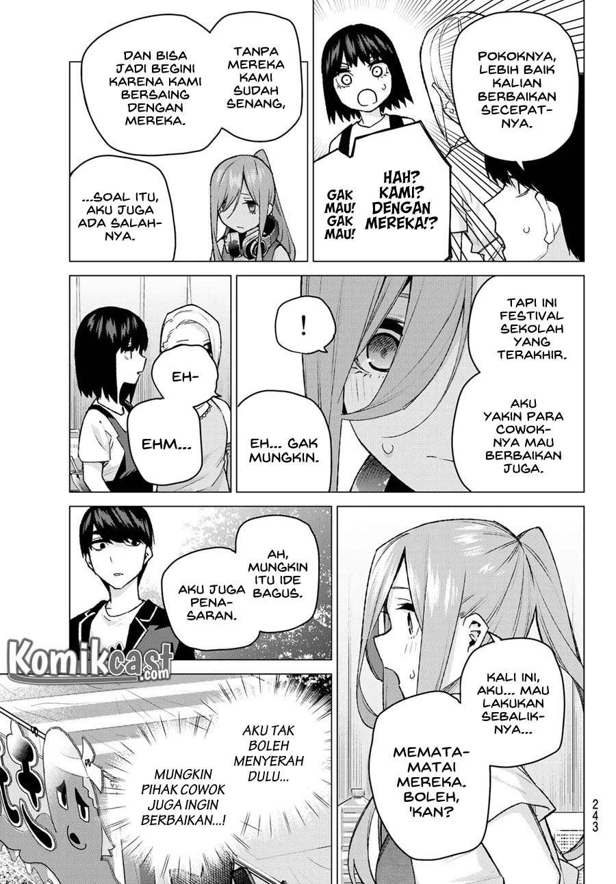 Go-toubun no Hanayome Chapter 105 - halaman 9