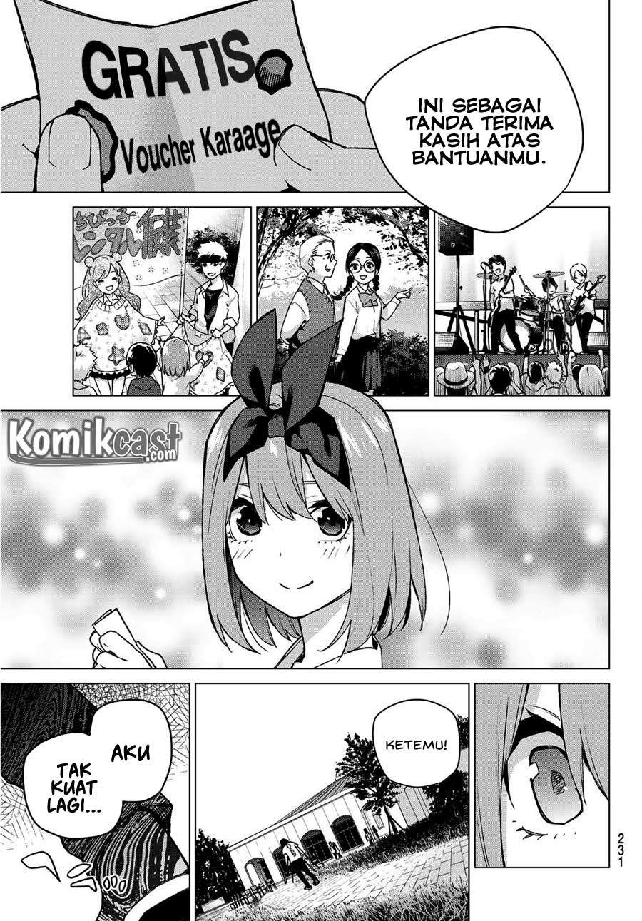 Go-toubun no Hanayome Chapter 107 - halaman 9