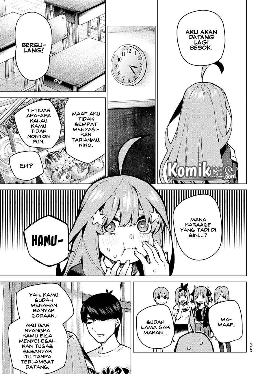 Go-toubun no Hanayome Chapter 109 - halaman 19