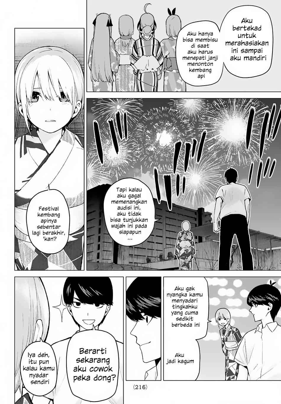Go-toubun no Hanayome Chapter 11 - halaman 13