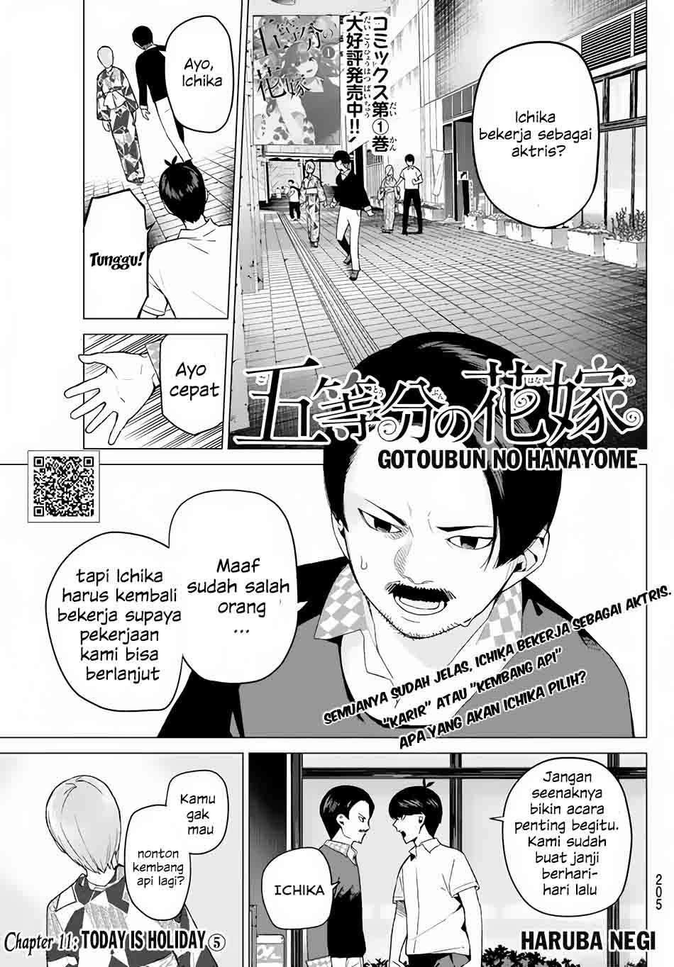 Go-toubun no Hanayome Chapter 11 - halaman 2