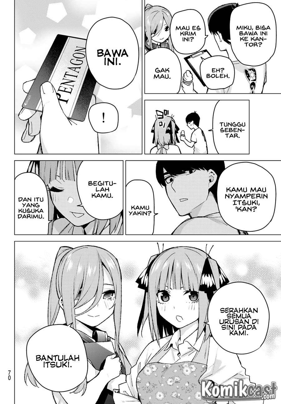 Go-toubun no Hanayome Chapter 110 - halaman 11