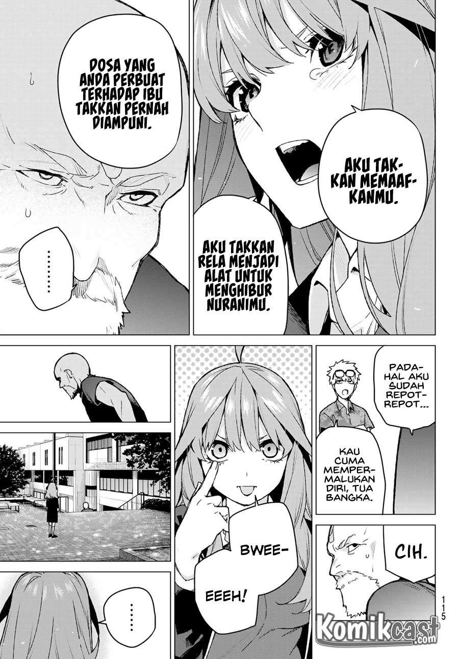 Go-toubun no Hanayome Chapter 111 - halaman 13