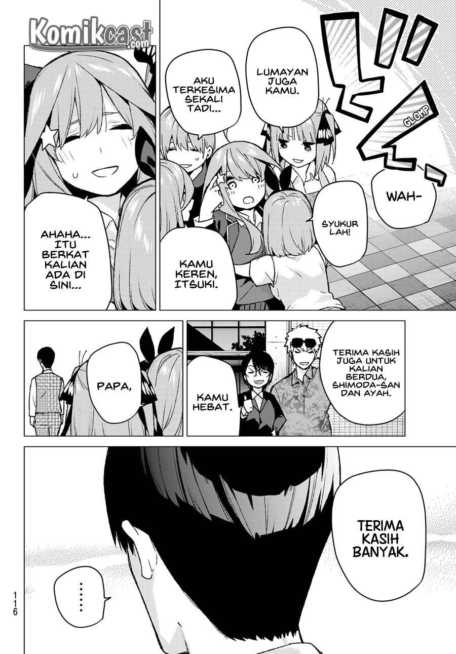 Go-toubun no Hanayome Chapter 111 - halaman 14