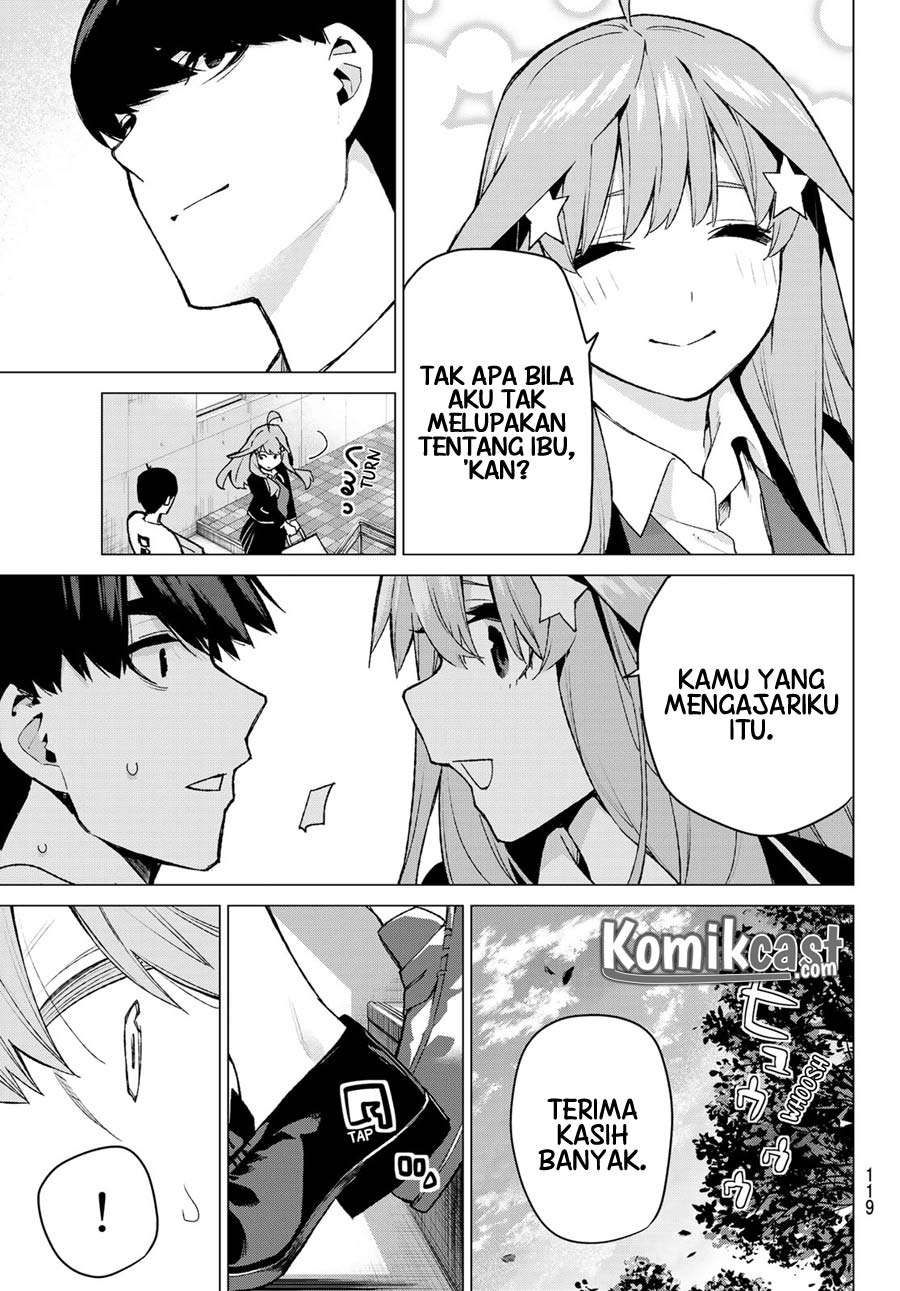 Go-toubun no Hanayome Chapter 111 - halaman 17