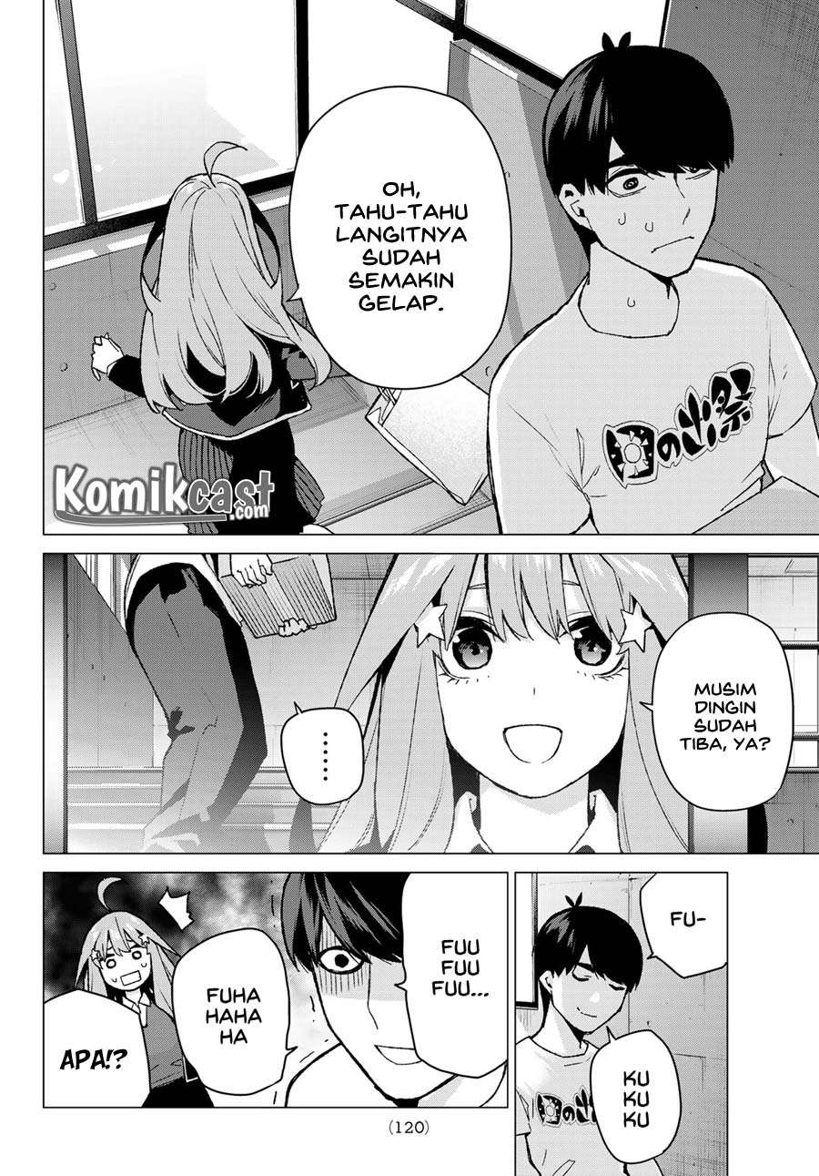 Go-toubun no Hanayome Chapter 111 - halaman 18