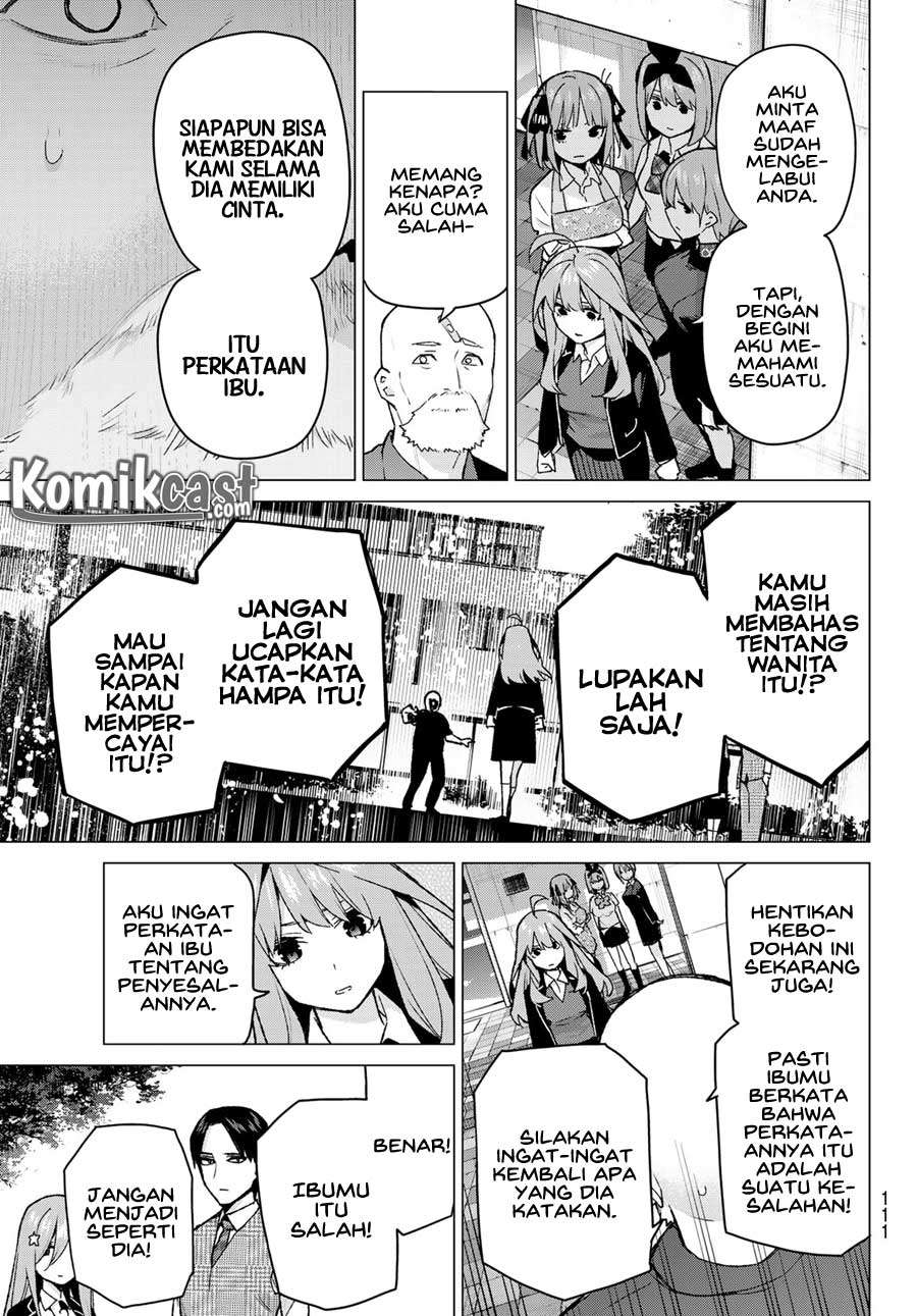 Go-toubun no Hanayome Chapter 111 - halaman 9