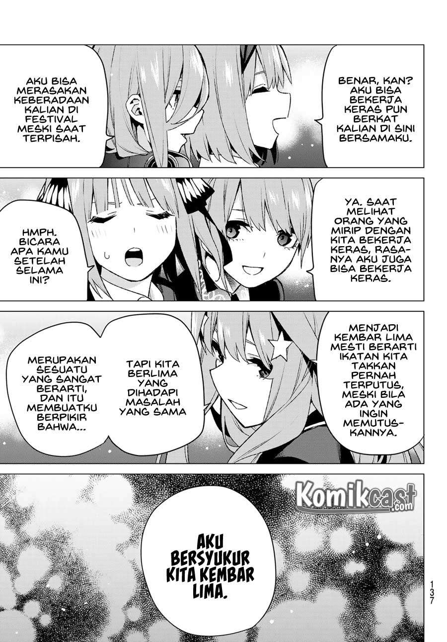 Go-toubun no Hanayome Chapter 112 - halaman 13
