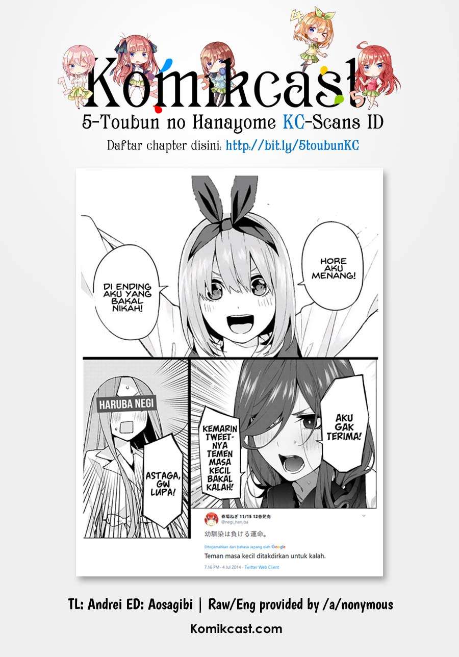 Go-toubun no Hanayome Chapter 113 - halaman 21
