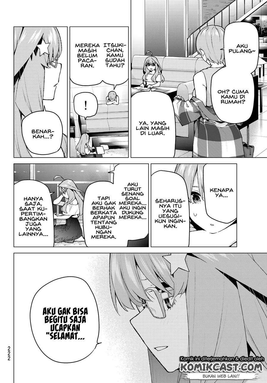 Go-toubun no Hanayome Chapter 115 - halaman 17