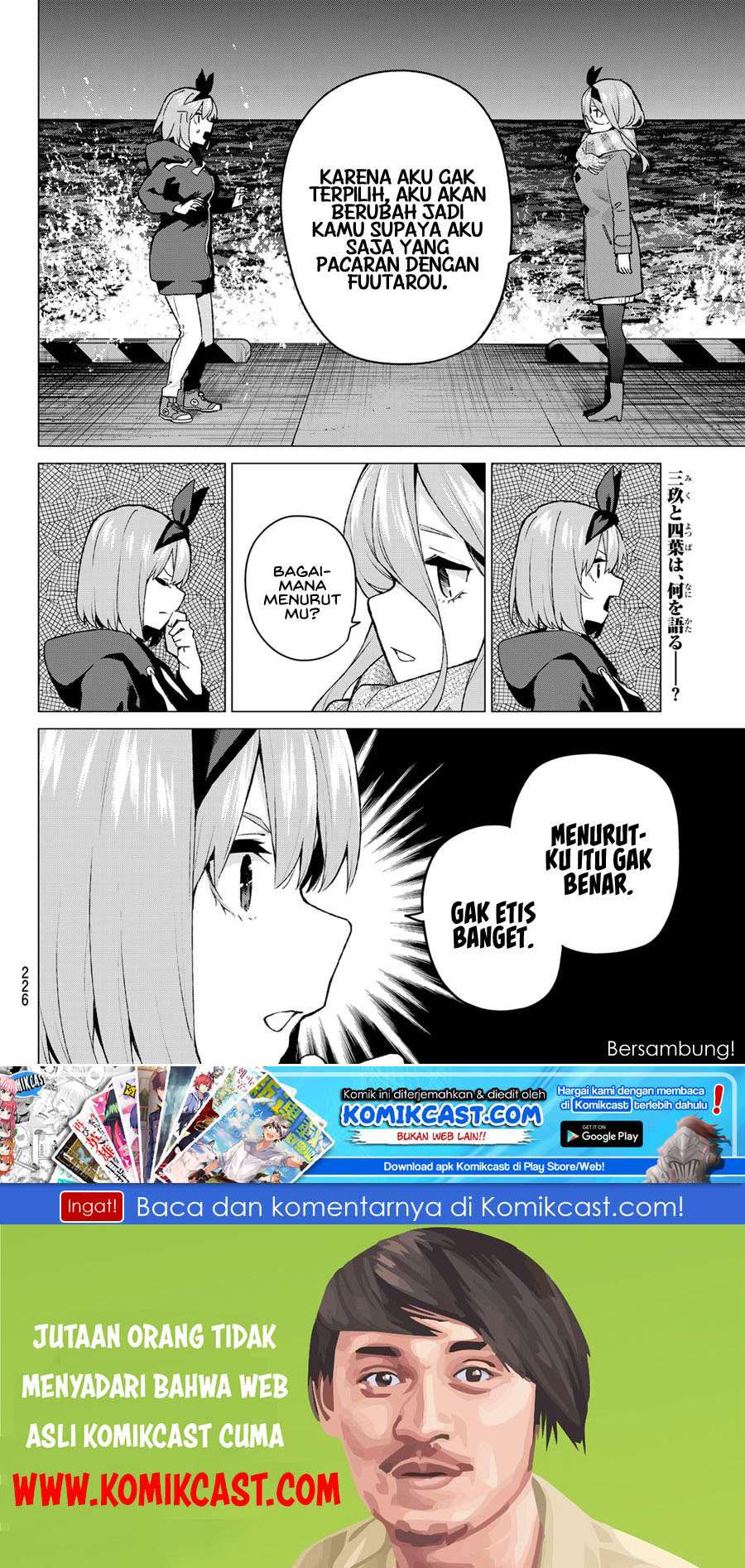 Go-toubun no Hanayome Chapter 115 - halaman 21