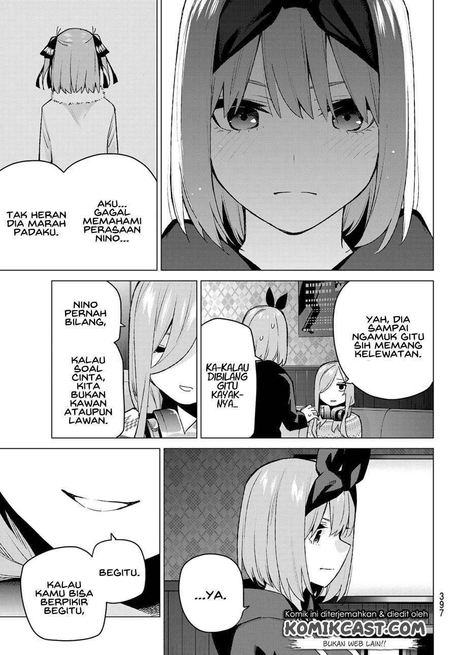 Go-toubun no Hanayome Chapter 116 - halaman 13