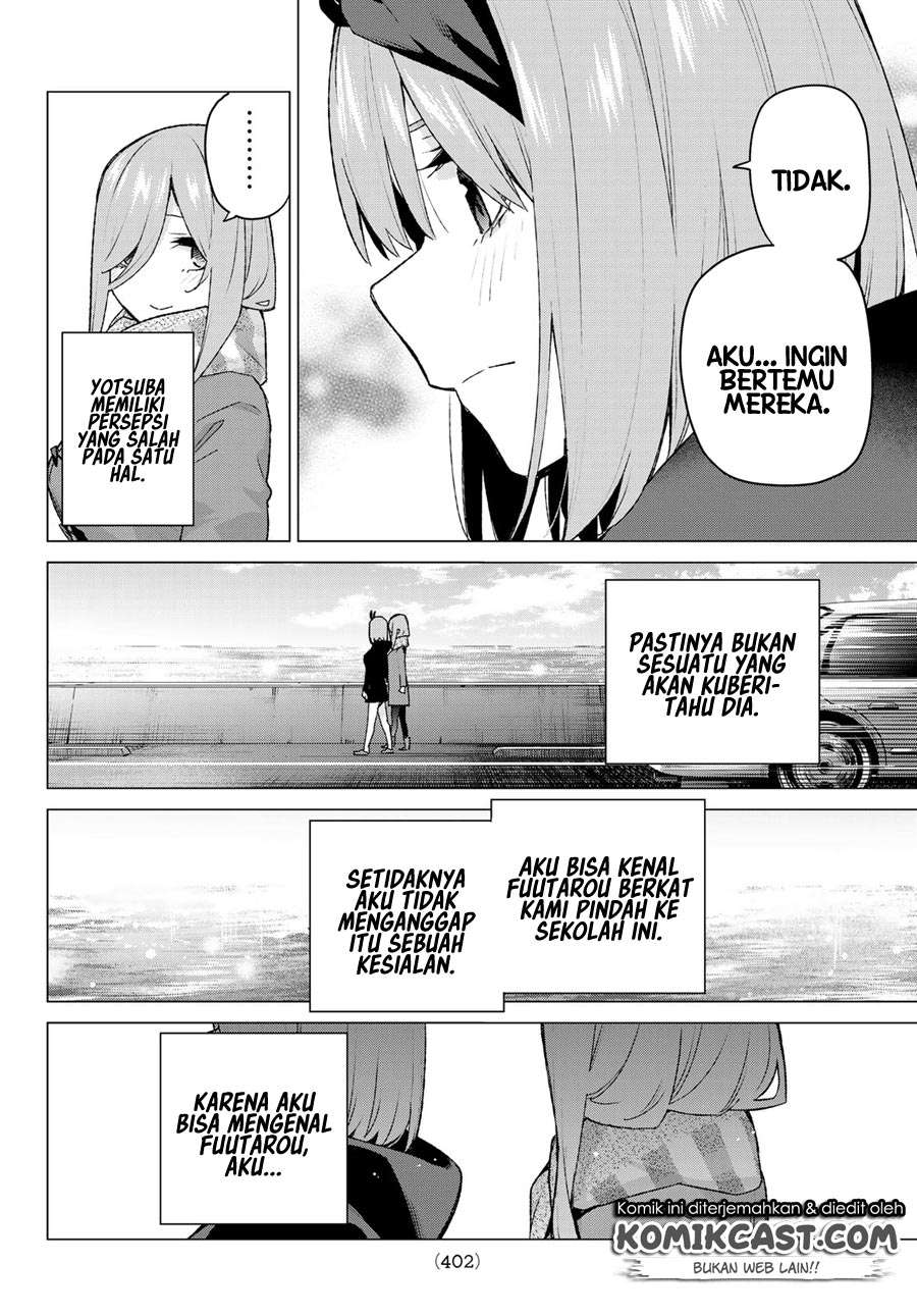 Go-toubun no Hanayome Chapter 116 - halaman 18