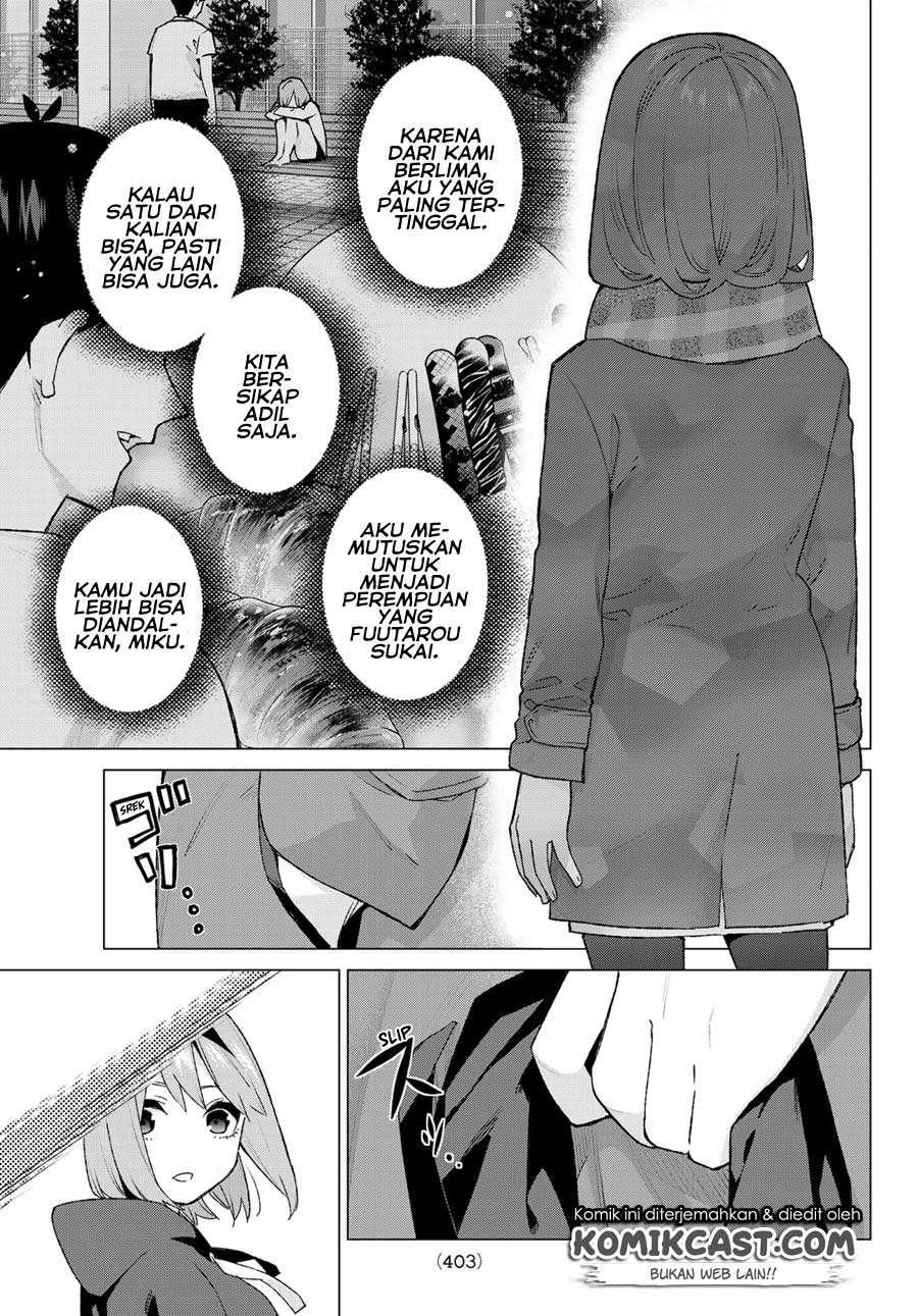 Go-toubun no Hanayome Chapter 116 - halaman 19