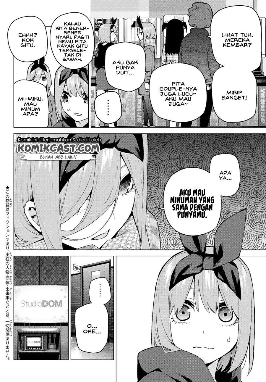 Go-toubun no Hanayome Chapter 116 - halaman 4