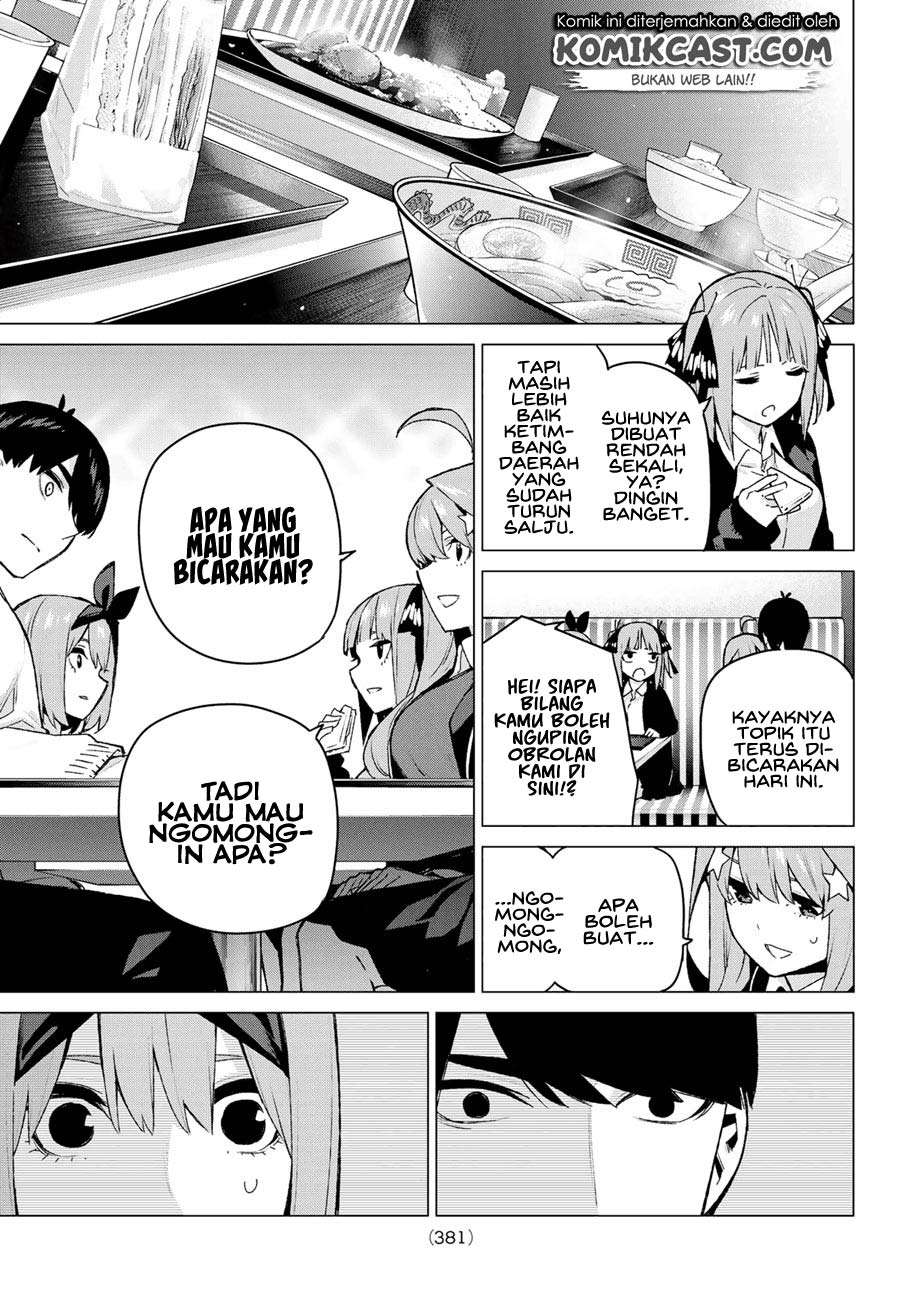 Go-toubun no Hanayome Chapter 117 - halaman 11