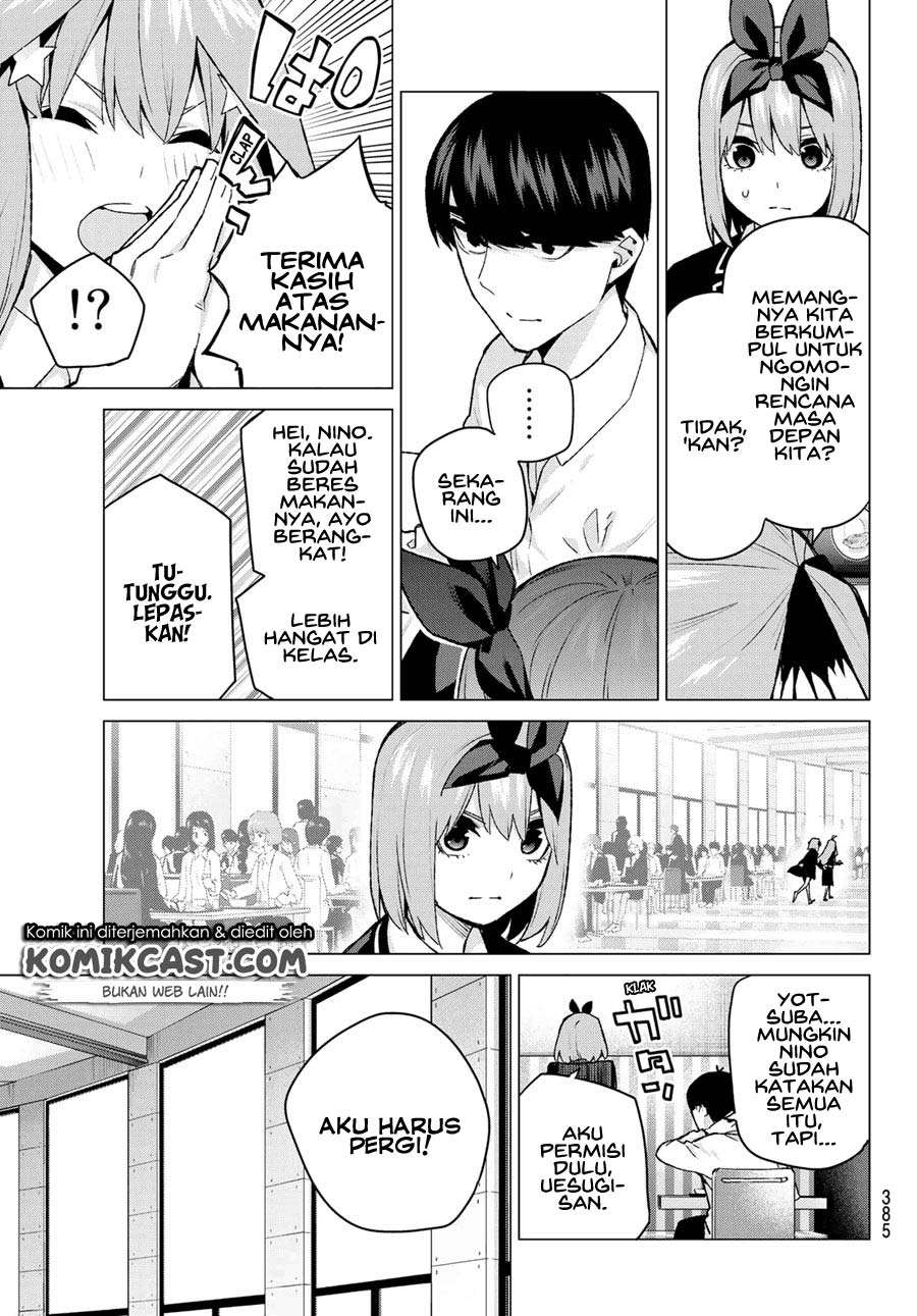 Go-toubun no Hanayome Chapter 117 - halaman 15