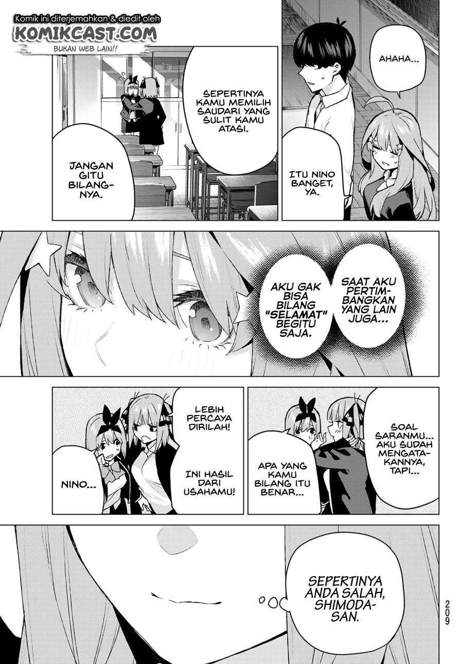 Go-toubun no Hanayome Chapter 118 - halaman 18
