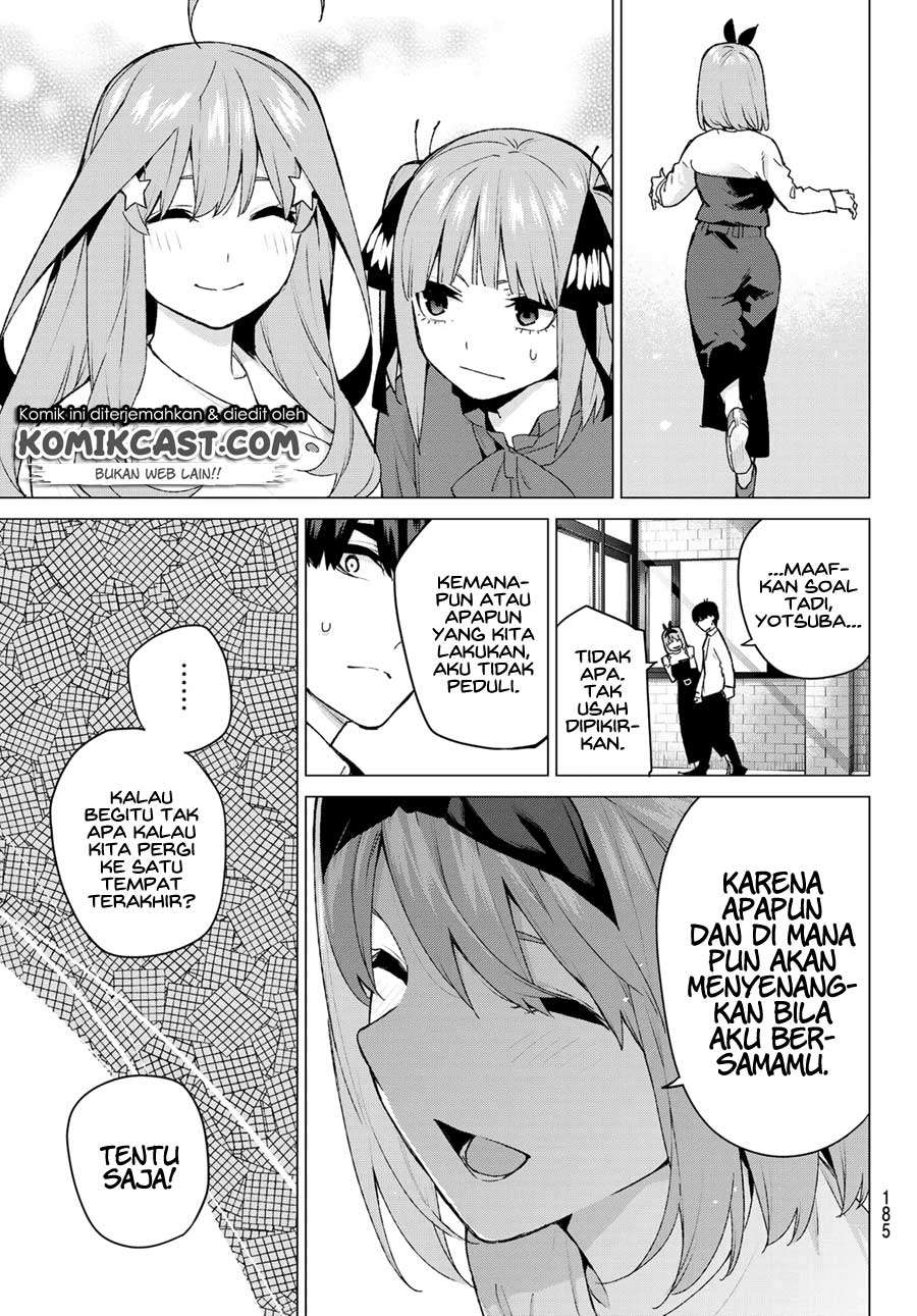 Go-toubun no Hanayome Chapter 119 - halaman 11