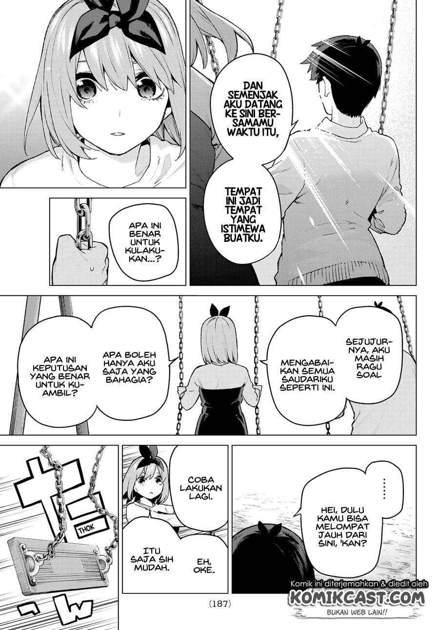 Go-toubun no Hanayome Chapter 119 - halaman 13