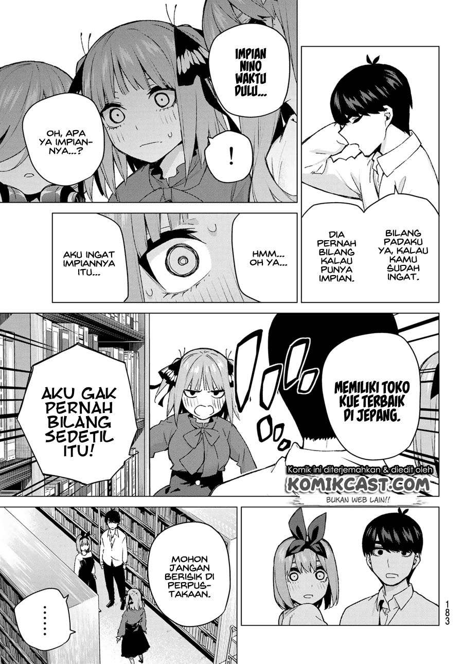 Go-toubun no Hanayome Chapter 119 - halaman 9