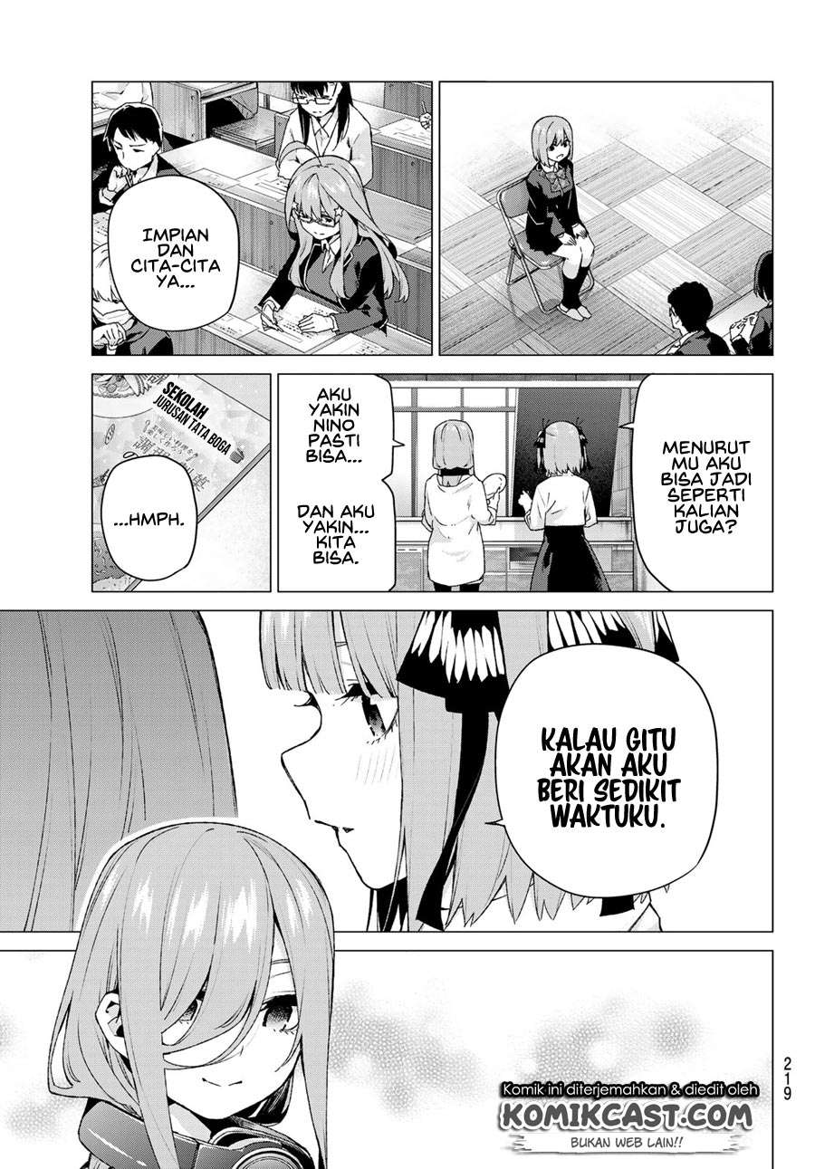 Go-toubun no Hanayome Chapter 120 - halaman 13