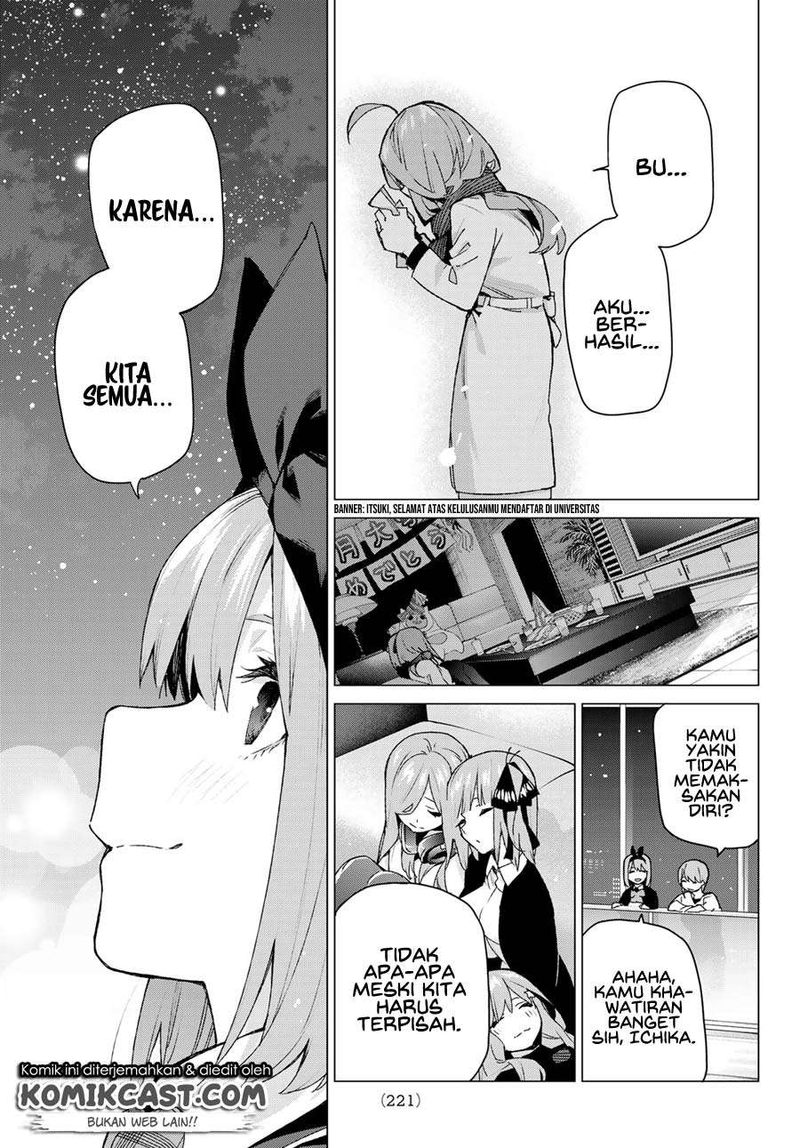 Go-toubun no Hanayome Chapter 120 - halaman 15