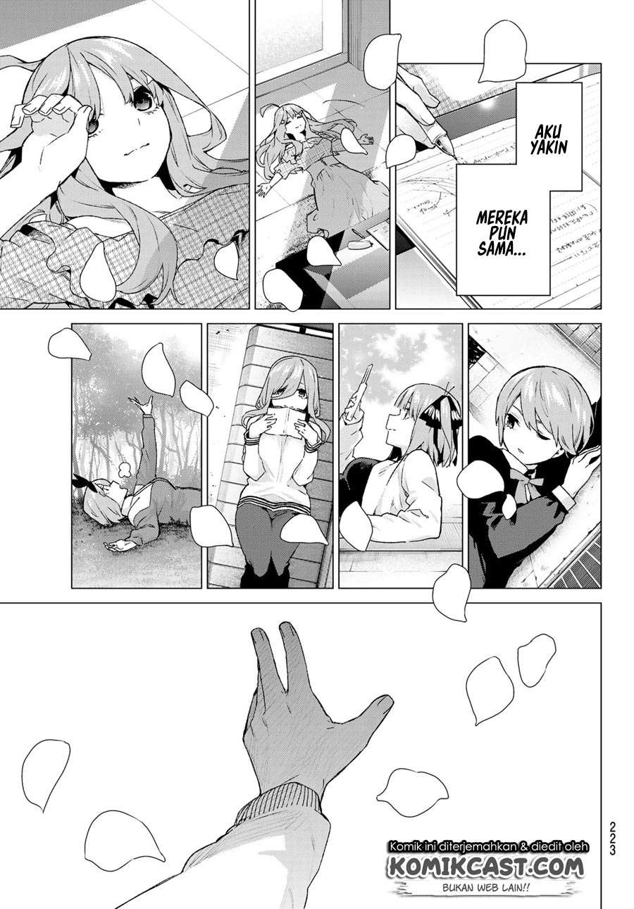 Go-toubun no Hanayome Chapter 120 - halaman 17