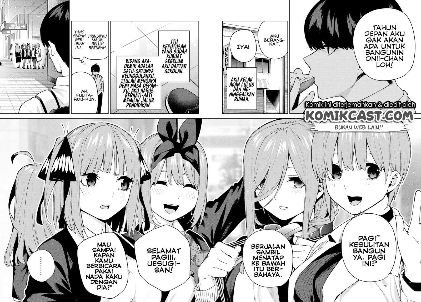 Go-toubun no Hanayome Chapter 120 - halaman 3