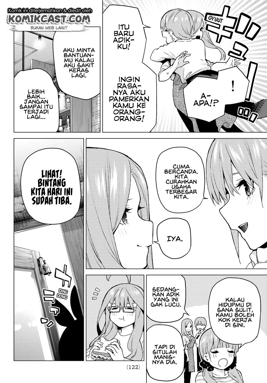 Go-toubun no Hanayome Chapter 121 - halaman 10