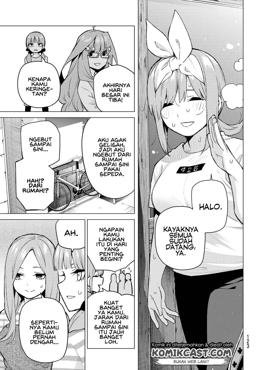 Go-toubun no Hanayome Chapter 121 - halaman 11