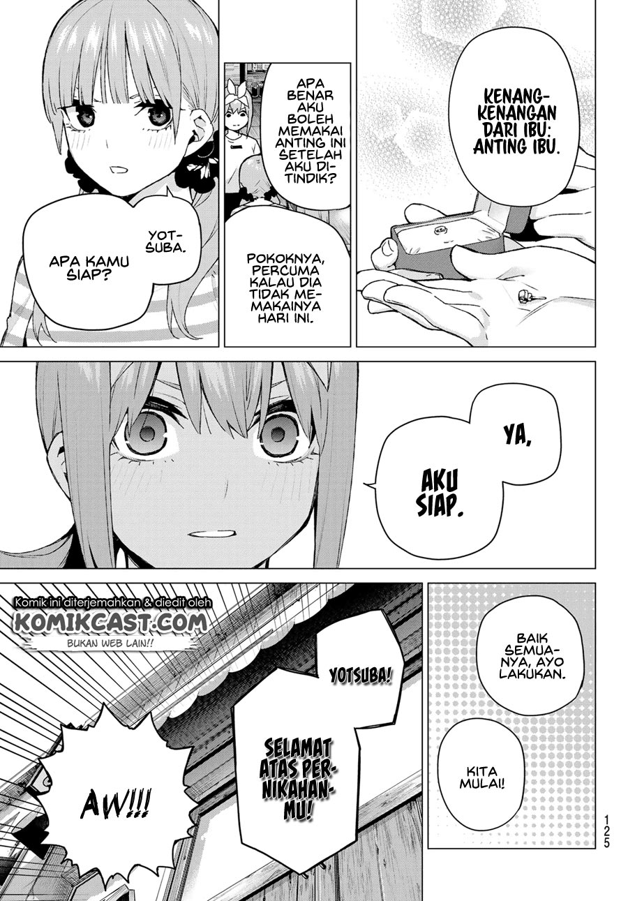 Go-toubun no Hanayome Chapter 121 - halaman 13