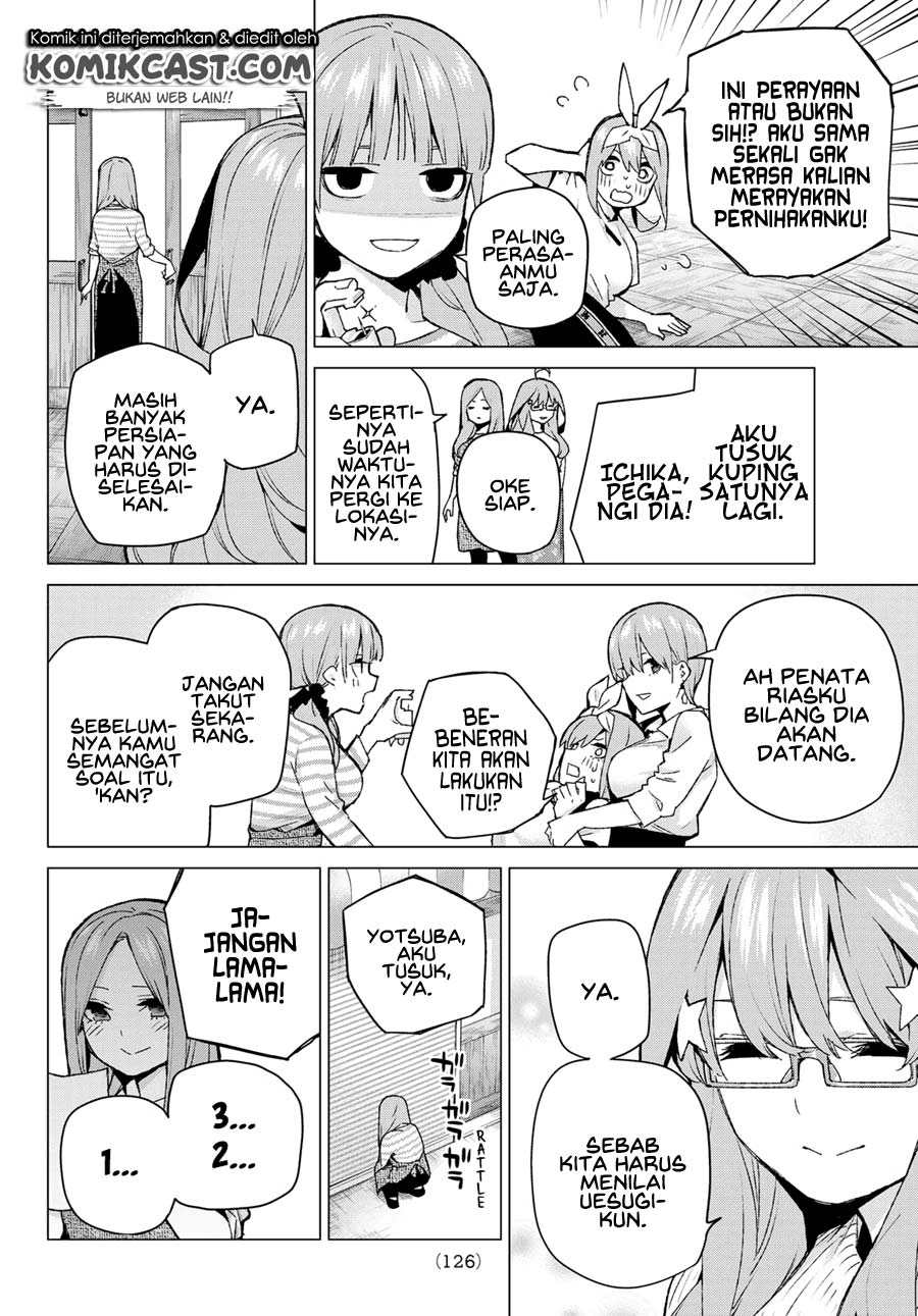 Go-toubun no Hanayome Chapter 121 - halaman 14