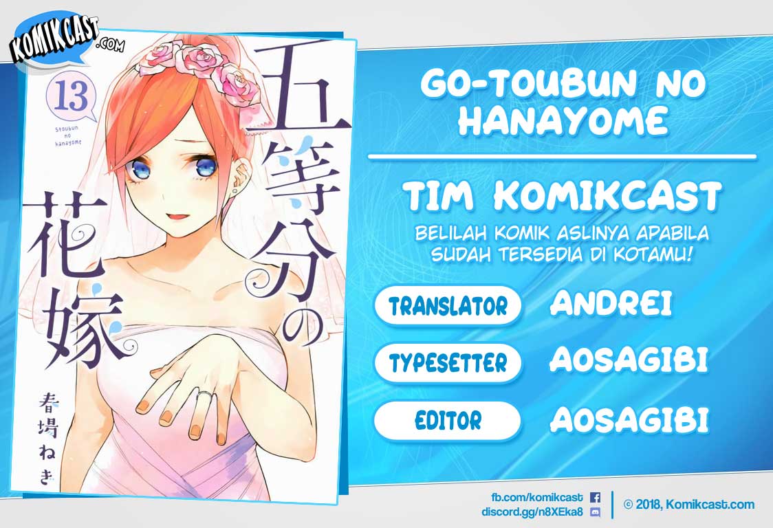 Go-toubun no Hanayome Chapter 122.6 - halaman 1