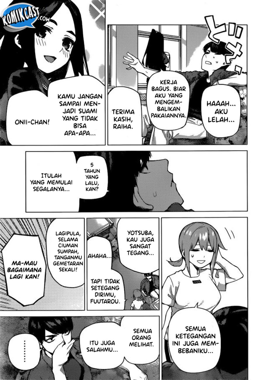Go-toubun no Hanayome Chapter 122 - halaman 17