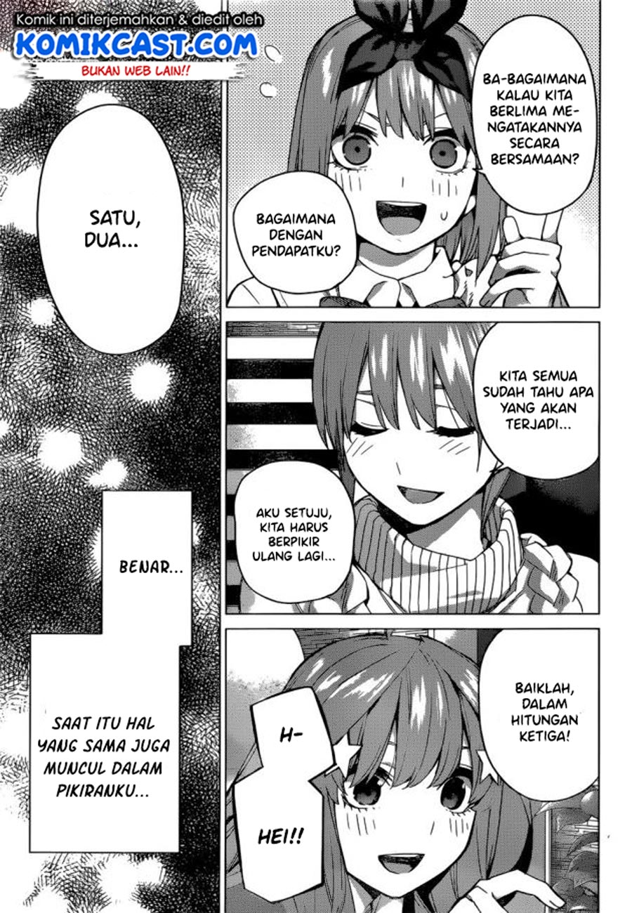 Go-toubun no Hanayome Chapter 122 - halaman 27