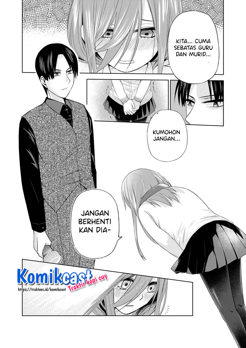 Go-toubun no Hanayome Chapter 123.2 - halaman 11