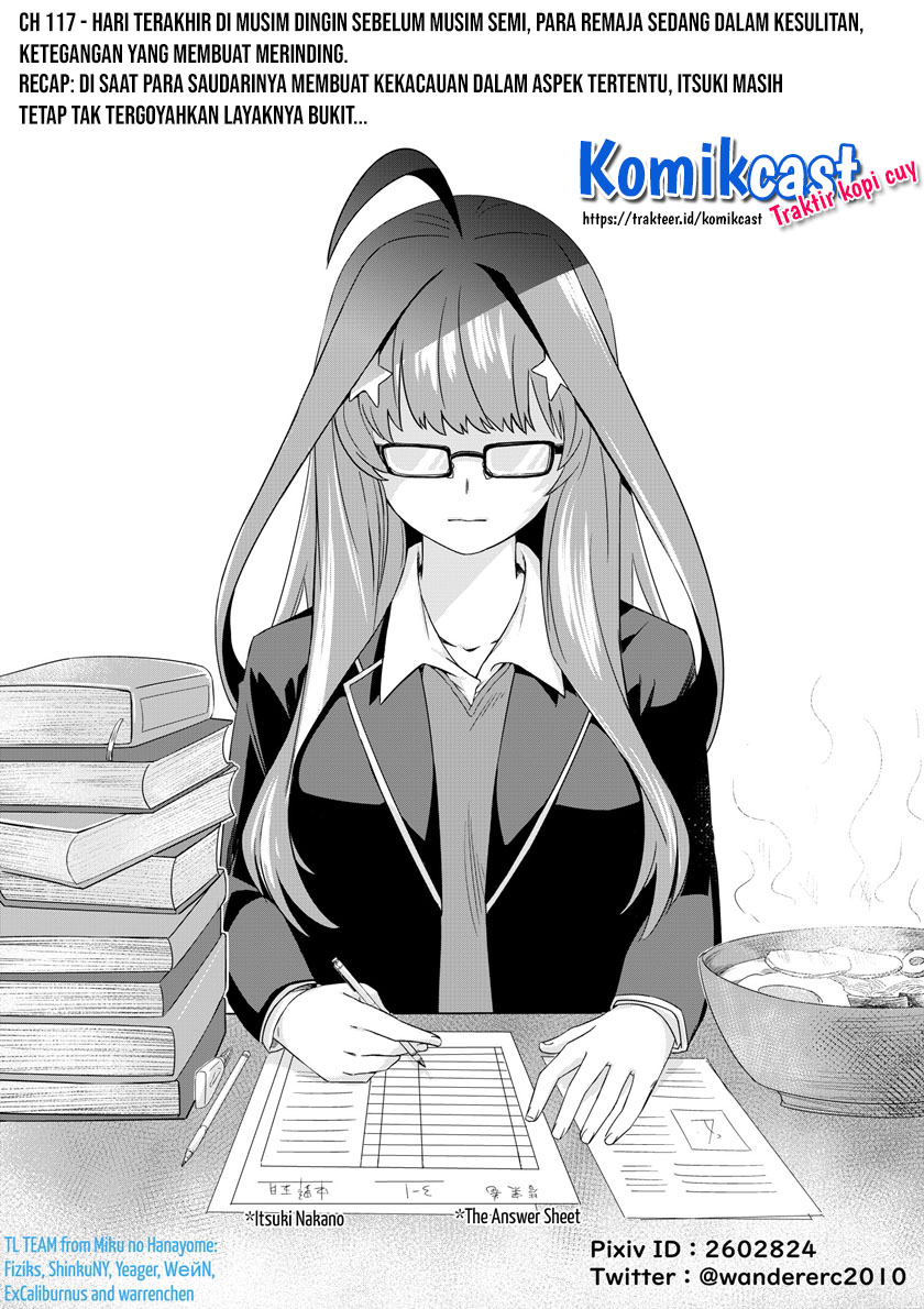 Go-toubun no Hanayome Chapter 123.4 - halaman 1
