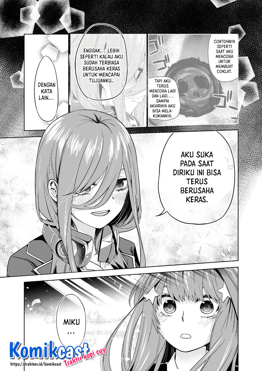 Go-toubun no Hanayome Chapter 123.4 - halaman 13