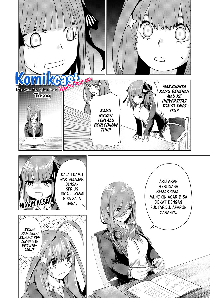 Go-toubun no Hanayome Chapter 123.4 - halaman 4