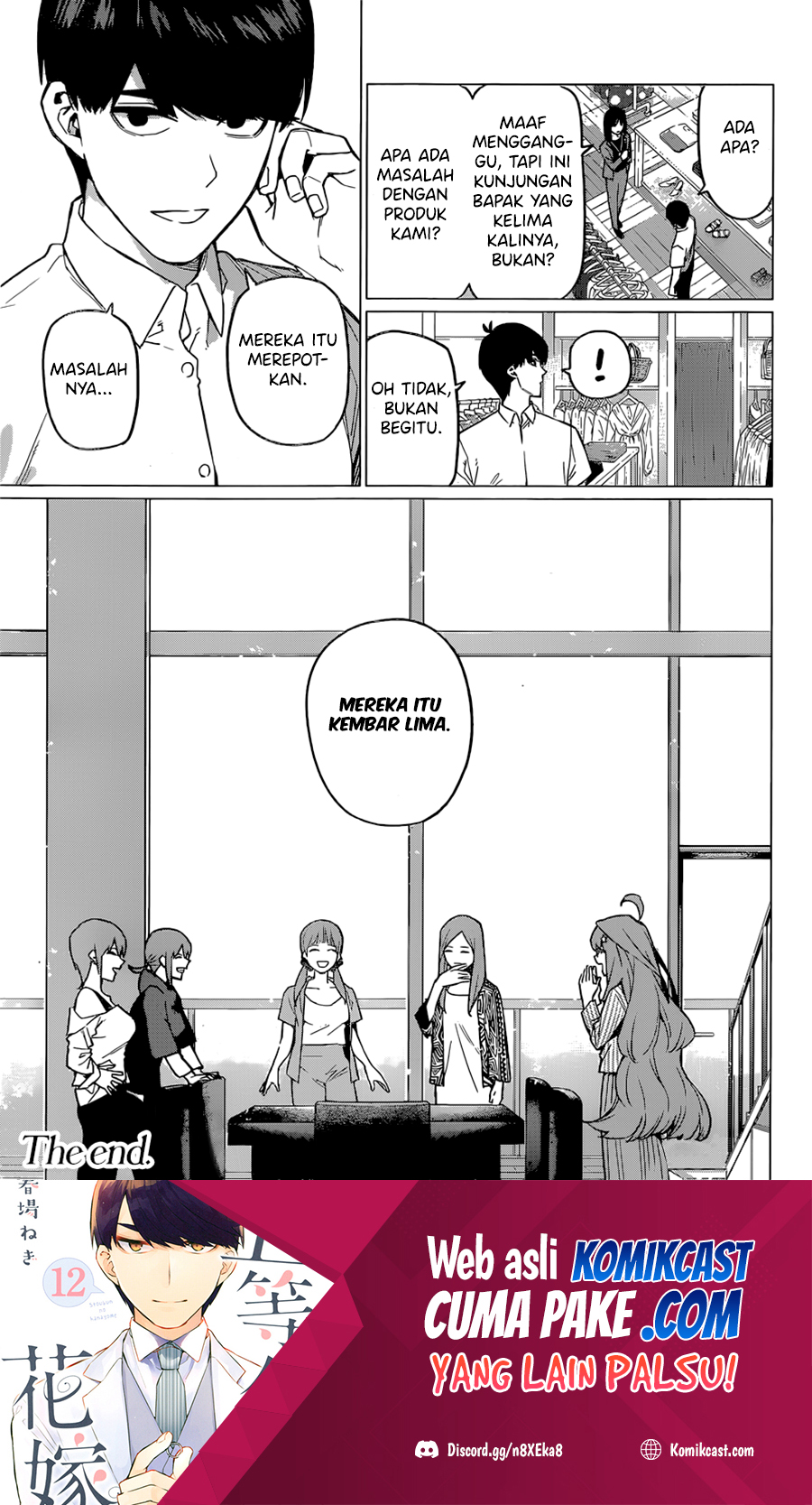 Go-toubun no Hanayome Chapter 123.5 - halaman 18