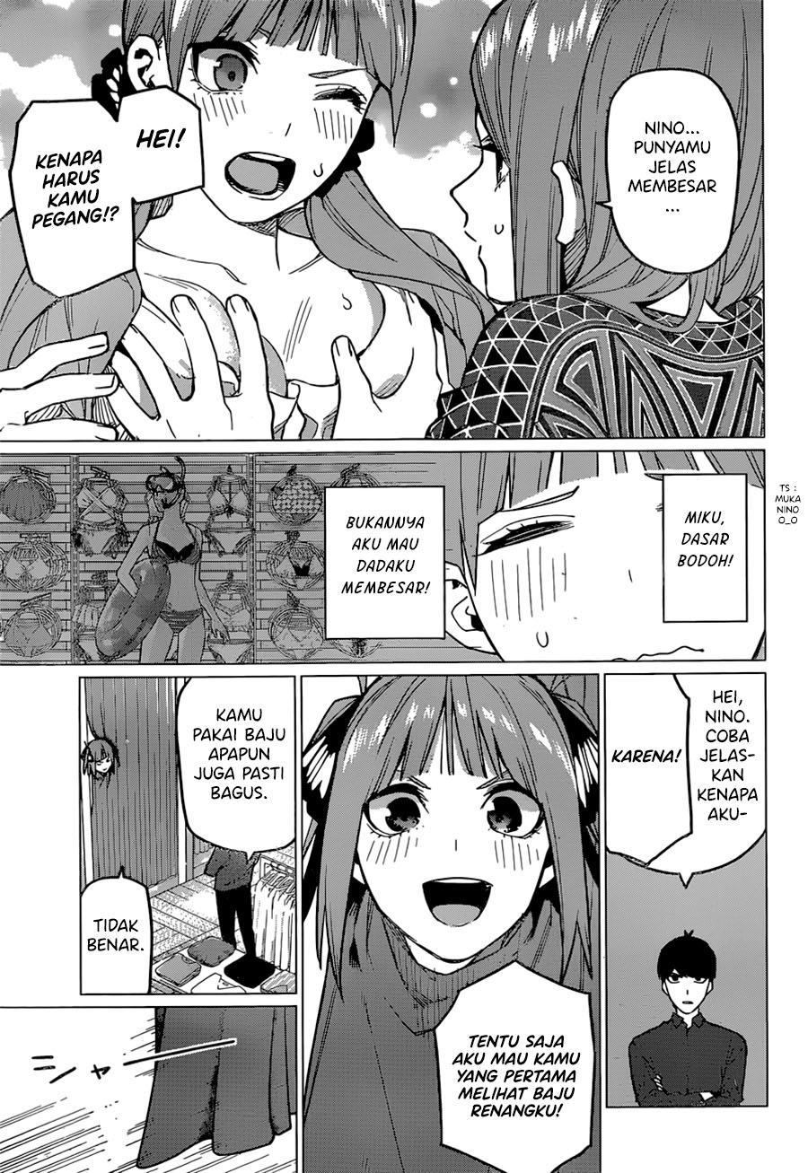Go-toubun no Hanayome Chapter 123.5 - halaman 8