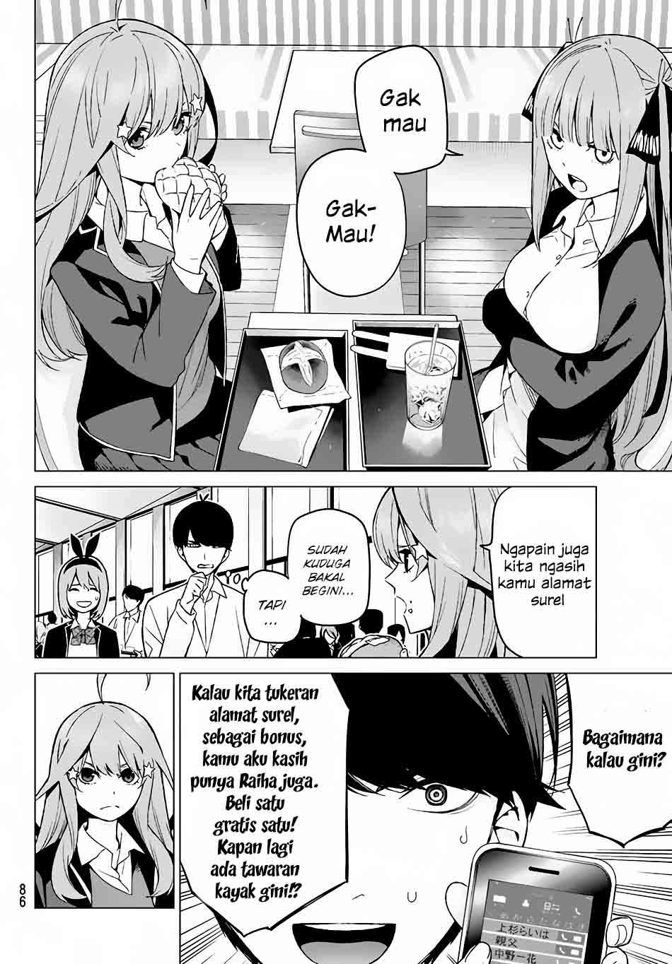 Go-toubun no Hanayome Chapter 13 - halaman 11