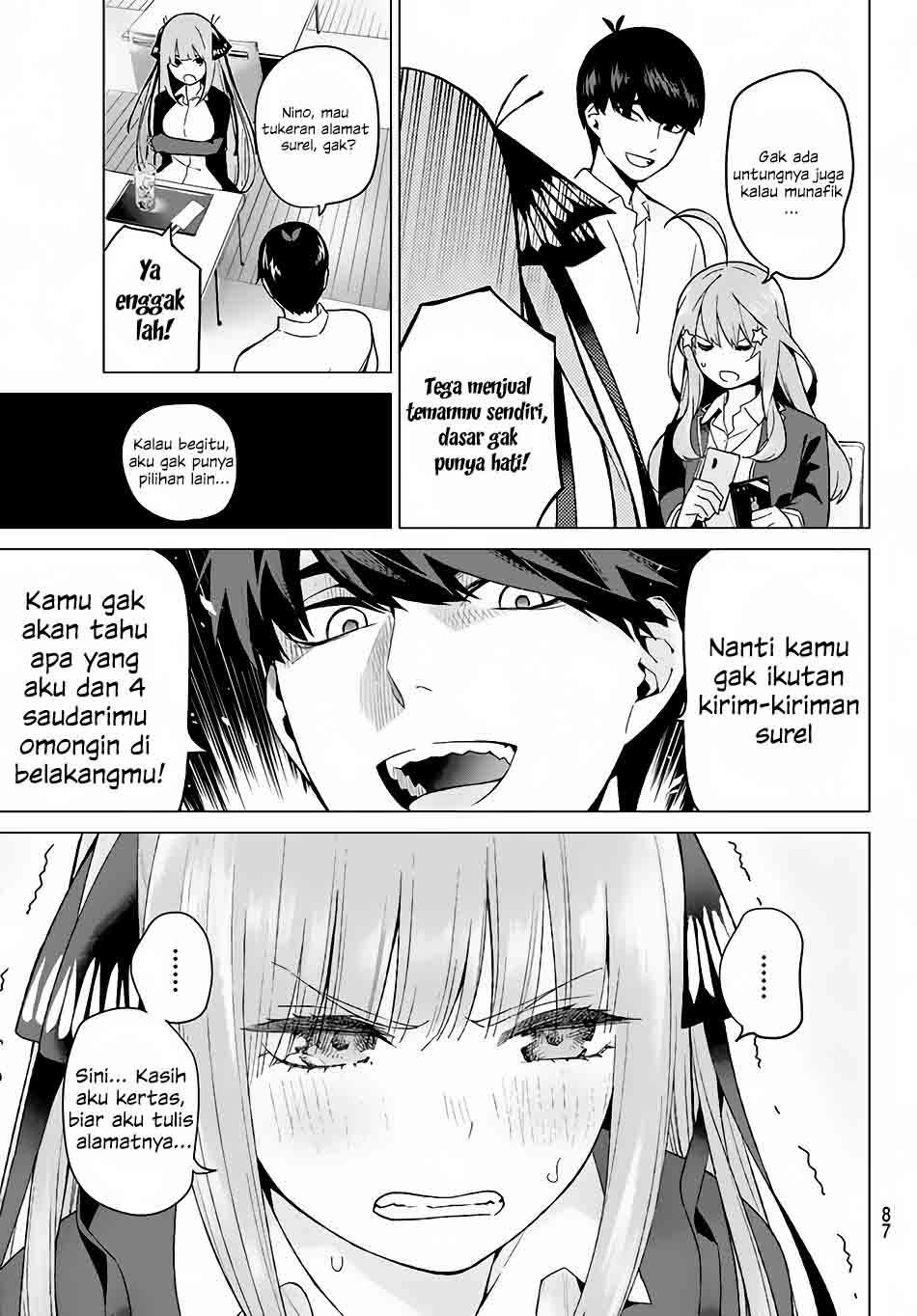 Go-toubun no Hanayome Chapter 13 - halaman 12