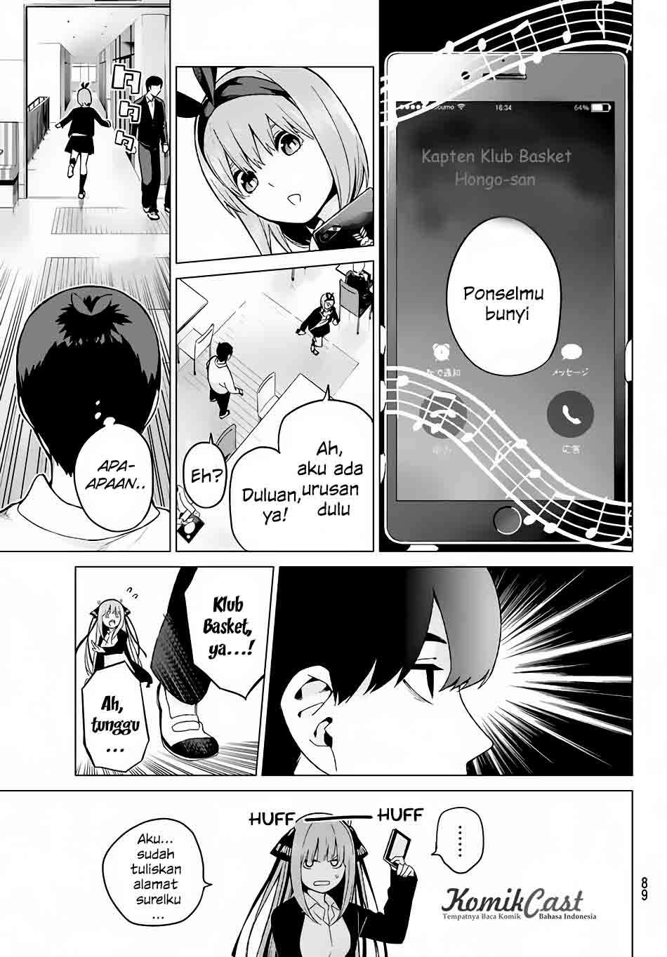 Go-toubun no Hanayome Chapter 13 - halaman 14