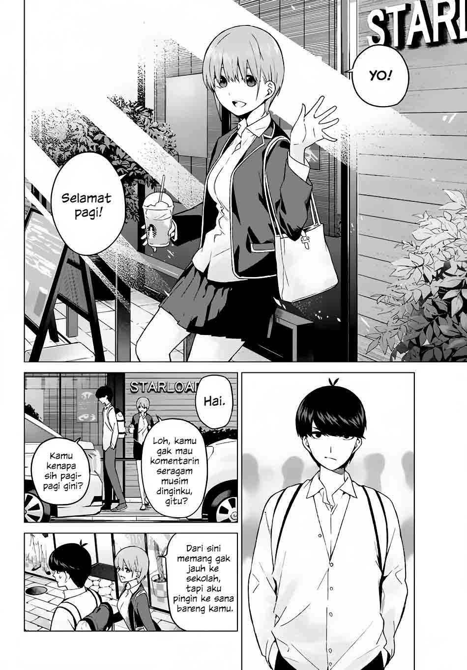 Go-toubun no Hanayome Chapter 13 - halaman 3